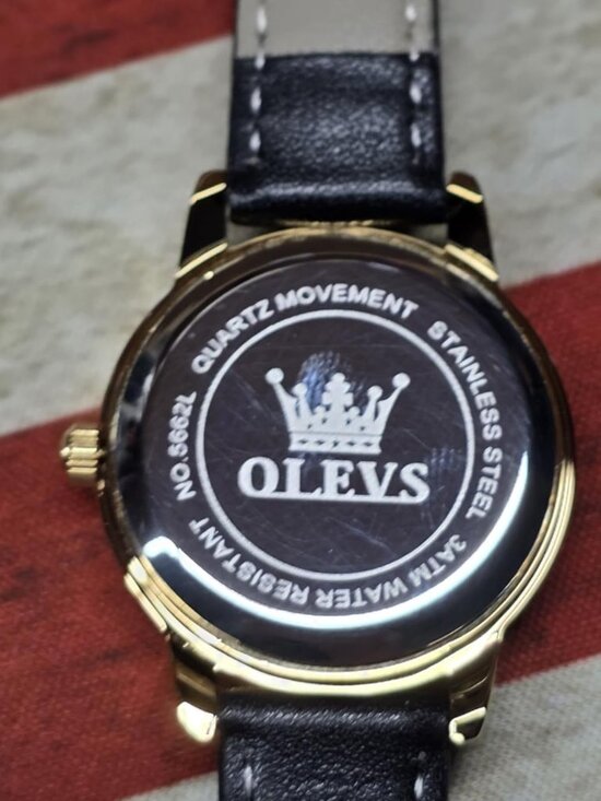 Olevs Women\'s White Black Vintage Leather Waterproof Reloj Mujer Luxury Watch main image 8